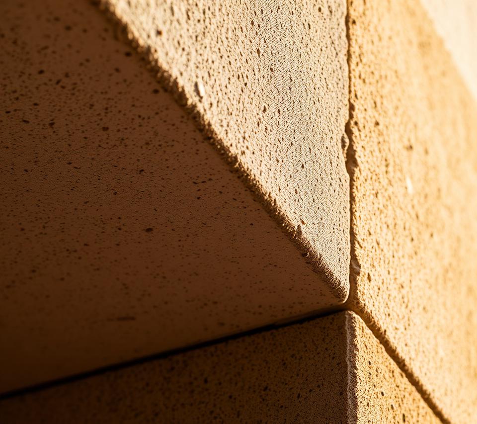 Concrete structure close-up